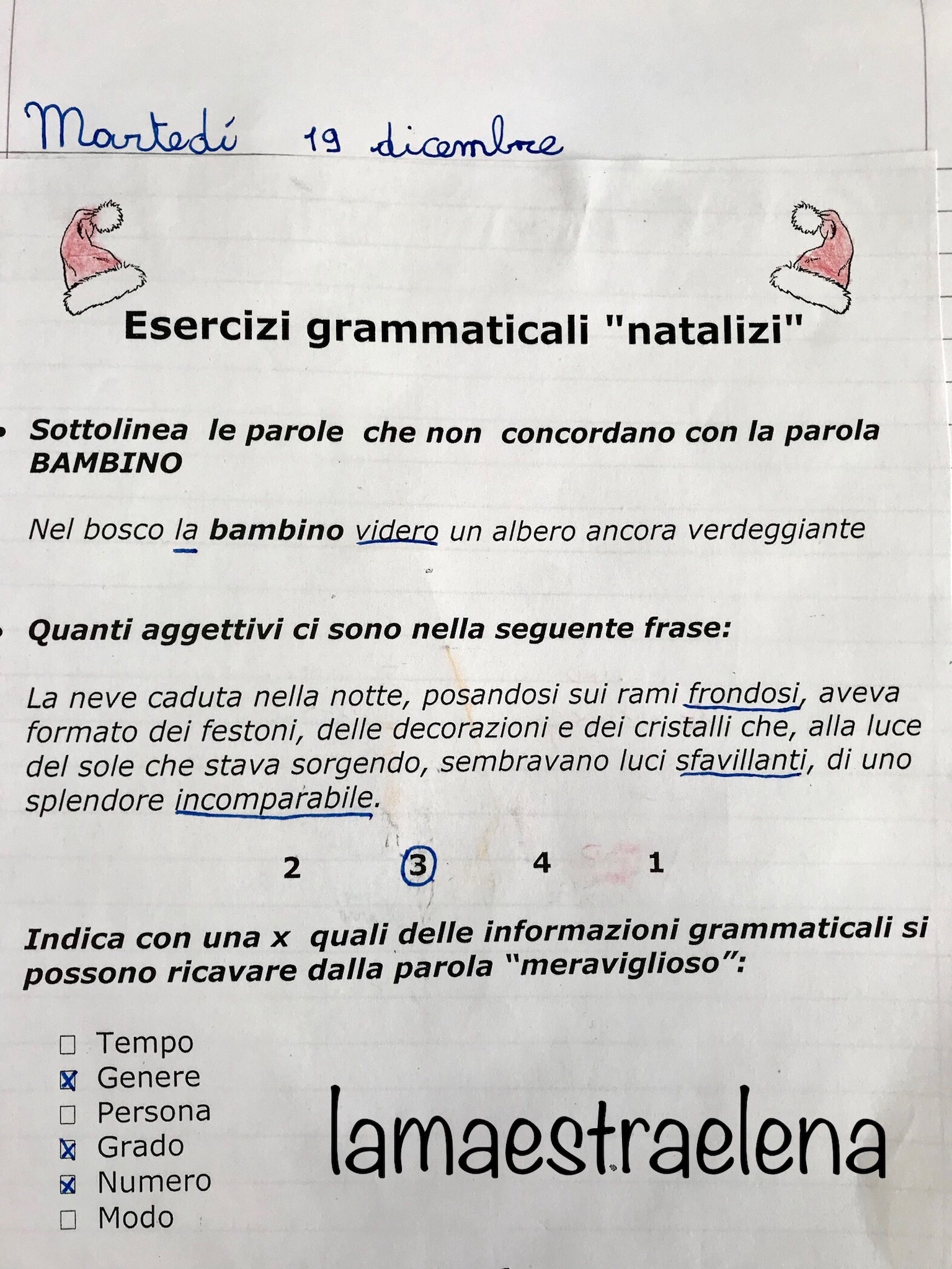 Natale Analisi Grammaticale.La Leggenda Dell Albero Di Natale Lamaestraelena It